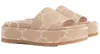 Sommer-Strand-Slipper, Designer-Sandalen, Damen-Slipper, Herrenschuhe, Hausschuhe, Luxus-Schuhe, Sandalen, berühmte Designer-Damen, flach, dicker Boden, Stickerei, bedrucktes Chaussure