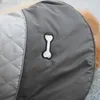 Vêtements pour chiens manteaux de temps froid manteau de chiot d'hiver réfléchissant avec trou de sangle de dos pour le salon des parcs de terrain de camping