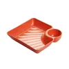 Teller Sushi Dish Square Essig Platte Japanisches Geschirr Haushalt Küche Zubehör für das Teilen von Geschirr getrenntes Tablett servieren
