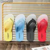 Slipare 2023 Summer Men Flip Flops Beach Sandals Non-Slip Casual Flat Slides For Inhoor House Shoes Man Slipper H240322