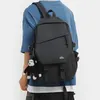 Популярный студенческий рюкзак большой вместимости, модный водонепроницаемый рюкзак, однотонный повседневный рюкзак высокого качества, дорожные школьные сумки унисекс
