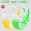 Watch Bands PC Case For Casioak GA2 GA2110 Transparent Modification Kit For GAB2 2110 Rubber Strap Cover Replacement Accessories Y240321