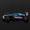 BBURAGO 1 43 DUST COVER VERSION BWT Alpine A523 Alloy Car Formula Racing Diecast Model Toy Collection Gifts Gasly Ocon 240306