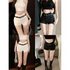 Women's Shorts Girls Tight Casual 2024 Summer Black Pants Little Straight Hip-packing