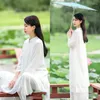 Abbigliamento etnico 2024 Abiti per arti marziali cinesi Tai Chi Pratica tradizionale del Taijiquan Wushu Set di lino in cotone Uniforme da esterno