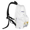 Sac à dos printemps marguerite lavande Eucalyptus fleur femmes homme sacs à dos école étanche pour étudiant garçons filles sacs Mochilas