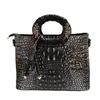 Shoulder Bags 2024 Women's Genuine Leather Bag European And American Fashion Trend Crocodile Pattern Handbag