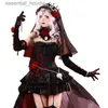 Cosplay Anime Costumes identité V psychologue jeu de rôle pour mariée gothique robe de mariée vampire Halloween carnaval jeu de rôle fête Lolita femmesC24321