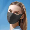 Bandanas Silk Face Mask Anti-UV oddychający szalik Regulowana klamra