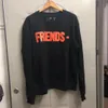 Vlone kazak sweatshirt Erkek ve Kadın Tavşan Mektup Baskı Moda Trendi Hip-Hop Rahat En İyi Erkekler Lüks Giyim Sokağı Üst Kalite Pamuk Sweatshirt 665