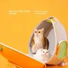 Cat Carriers Bag Space Module Pet House Outgoing Portable Four Seasons Large Backpack Dog Carrot Box