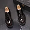 Chaussures décontractées en cuir pointu pour hommes, Style britannique, à lacets, basses, quotidiennes, polyvalentes, surélevées