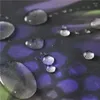 Duschgardiner sängkläder blommor gardin vattentät polyester akvarell bad med krokar blad blå badrumsdekor 180x180 cm