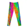 Active Pants Tie-Dye Oil Slick on Water Leggings Women Sportwear Fitness Woman Sport Womens