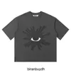 T-shirt a maniche corte casual unisex con stampa 3D in schiuma Truth Eye alla moda di alta qualità