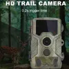 Caccia Trail Cameras Impermeabile outdoor trail caccia fotocamera tiro pistola ad aria compressa tattica fauna selvatica visione notturna trappola di sorveglianza CS gioco 21MP Q240321