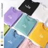 aloyogaSolid color round neck sweater sportswear men's and women's yoga jacket long sleeve pullover sweater and fleece designer style sweater