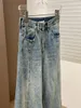 Женские джинсы 2024, весенние женские шикарные высококачественные ковбойские широкие брюки, женские Gdnz 3,14