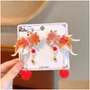 Accessoires de cheveux Filles Festive Goldfish Clips Hanfu Couvre-chef Antique Mode Gland Paires Clip Drop Livraison Bébé Enfants Maternité Otqba