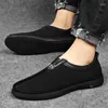 Casual schoenen van hoge kwaliteit heren leer rijden zachte zool loafers schoen sneakers comfortabel mesh ademend dagelijks woon-werkverkeer