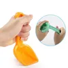 Giochi con la sabbia Divertimento in acqua Giocattoli da spiaggia Set di scatole di sabbia in silicone morbido Pala invernale Giochi da neve all'aperto per giocare con la sabbia Strumento multifunzione per secchio per irrigazione per bambini 240321