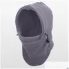 Cykelmössor masker uni vinter utomhus ridning motorcykel nacke gaiter vindtät fleece huva ansikte halsduk tjock varm snö mössa bandana dro dhkfn