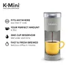 Keurig K-mini Single Cup kaffekanna, studiogrå, 6 till 12 uns. Bubbelstorlek