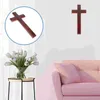 Party Decoration 32 Cm Christmas Necklace Pendant Decorations Wooden Hanging Boutique Wall Mounted Cross Pendants Bamboo Man