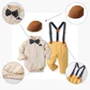 Комплекты одежды, одежда для маленьких мальчиков 3, 6, 9, 12 месяцев, наряды для вечеринки в честь моего первого дня рождения, комбинезон, рубашки, брюки, костюм