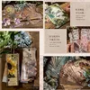 Envoltura de regalo 30 hojas The Lost Garden Series Literario Vintage Flower Material Papel Creativo DIY Junk Journal Collage Decoración Respaldo