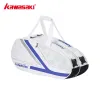 Sacs Kawasaki 2023 Sac de badminton de grande capacité pour 6 PCS RACKETS POLYESTER SAL DE TENNIS IMPHERPORT With Shoes Compartement A8609