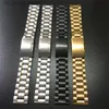 Watch Bands Full Stainless Steel Wrist Band For Men Women es Bands Straps 14 16 18 19 20 21 22 24 26mm Universal strap Y240321