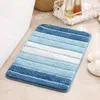 Alfombras de baño, alfombra de baño a rayas, felpudo antideslizante súper absorbente, alfombras de baño para ducha, alfombra suave y cómoda, almohadilla para bañera, hogar