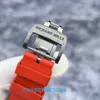 TOP RM Watch Titanium Watch RM011-FM Midnight Fire Limited Edition 88 Black and Red Color Hollowed RM011