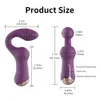 Powerful AV Wand Vibrators for women Clitoris Stimulator Stick G Spot Massager Female Masturbator Adult Sex Toy Woman 240312