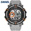 Sport Watches Military Smael Cool Watch Men Big Dial S Shock Relojes Hombre Casual LED Clock1616デジタル腕時計Waterproof230Q