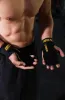 Säkerhet 1 par kohud gymhandskar grepp antiskid vikt lyft grepp kuddar dödlyftar träning fitness handskar pull ups bracer skydd