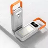 Banque d'alimentation de secours de grande capacité avec lampe de camping, adaptée à la randonnée en plein air, avec 4 ports de sortie pour charger Apple Xiaomi