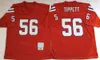 75th Retro Football 56 Andre Tippett Jersey 73 John Hannah 1984 Vintage Uniform Anniversary Embroidery For Sport Fans Team Color Red Pure Cotton Breathable Good