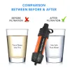 Survival Outdoor Campinguitrusting Survival Zuivering Waterfilter Rietjes Wandelen Waterzuiveraar Waterfiltratiesysteem Noodsituatie