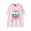 Designer Uomo T Shirt Pink Young Thug Sp5der 555555 mans Donna Qualità Schiuma Stampa Spider Web Modello Tshirt Moda Y2K Top Tees us taglia s-xl