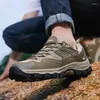 Zapatos deportivos de marca para hombre, senderismo, Camping, senderismo al aire libre, zapatillas para correr, deportes de montaña, escalada, senderismo antideslizante