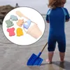 Areia jogar água diversão 2023 novo verão praia sensorial balde e pá conjunto para crianças pais-filhos interativo praia água jogar 240321