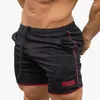 Herenshorts Modemerk Heren Sportscholen Fitness Zomer Bodybuilding Korte broek Knielengte Strand Elastische taille