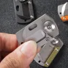 Verktyg Mini Pocket Knife Rostfritt stål utomhus överlevnad EDC Tools Gadget Keychain Pendant Foldbara Multi Tools Handing Camping Gears