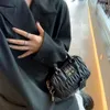 Miui Matelasse сумки для боулинга фастион Сумка Totes Кошелек-клатч с ручкой наплечная сумка Женские мужские дизайнерские кошельки через плечо квадратные Кожаные морщинки Мини-клатчи