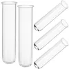 Vases 5pcs hydroponique vase bureau plante terrarium tube à essai verre transparent pour hydroponique