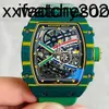 Ys Top Clone Factory RichaMill Tourbillon Movement Top Carbon Fiber Case 6702