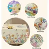 Table Cloth Easter Waterproof Rectangle Tablecloth Wedding Decoration Spring Floral Cloths For Kitchen Dining Party Decor