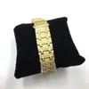 Мужские деловые часы желтого золота с бриллиантами, кварцевые мужские деловые часы, водонепроницаемые модные мужские часы из нержавеющей стали XF2622